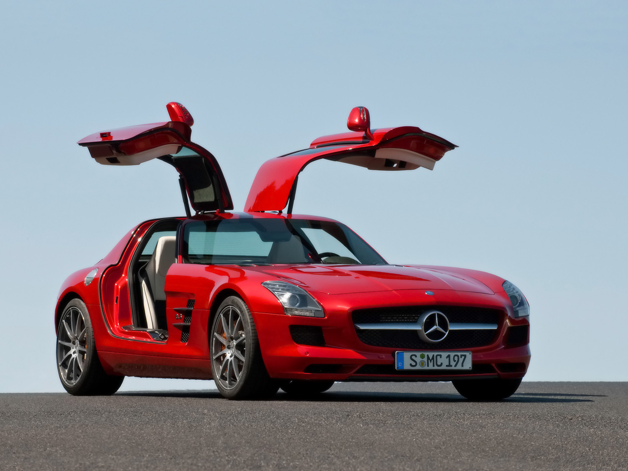 Mercedes Benz Sls Amg Red
