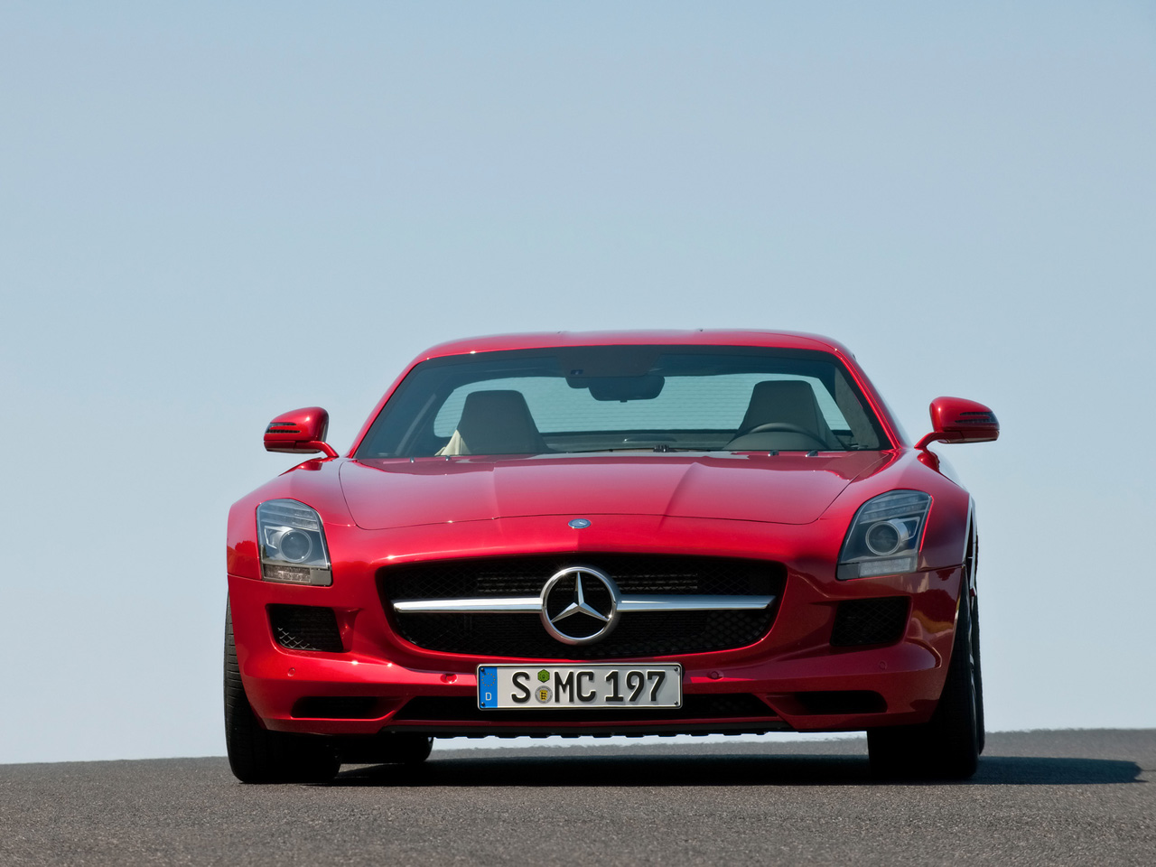 Mercedes Benz Sls Red