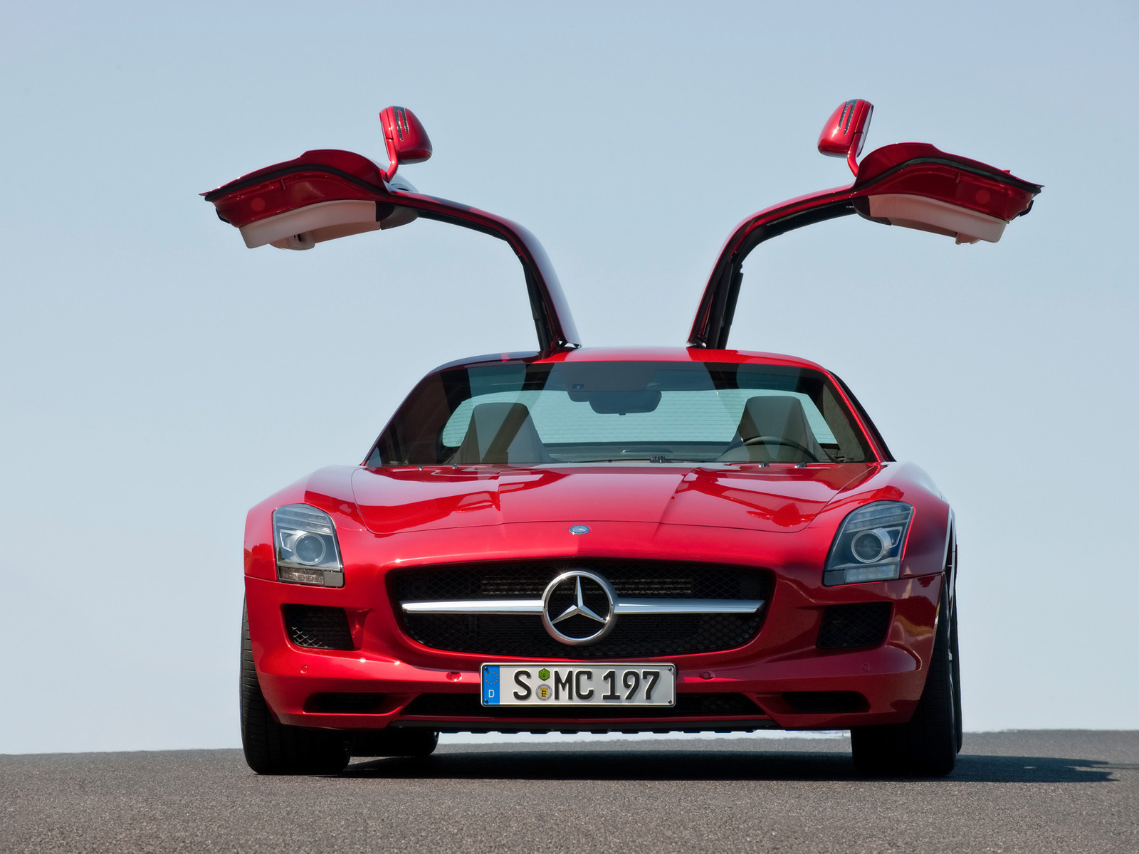 Mercedes Benz Sls Red