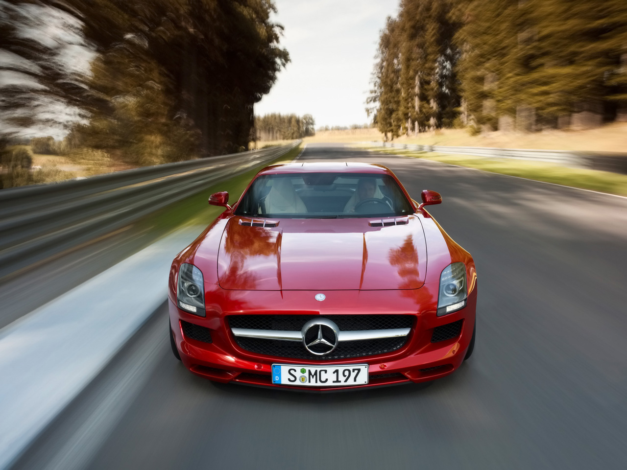 Mercedes Benz Sls Red
