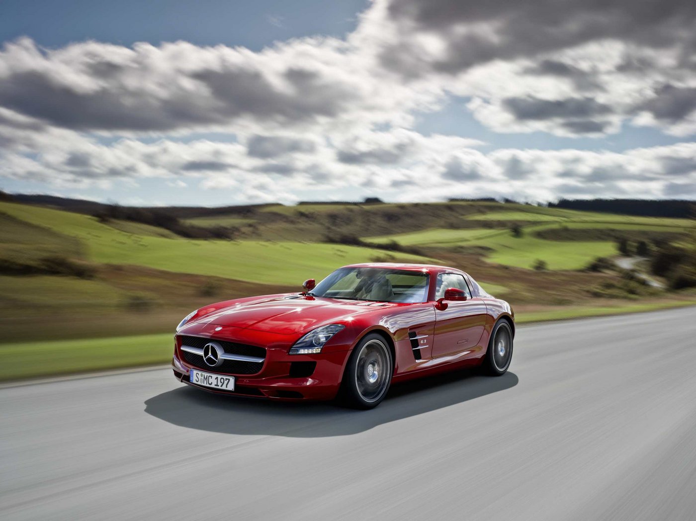 Mercedes Benz Sls Red