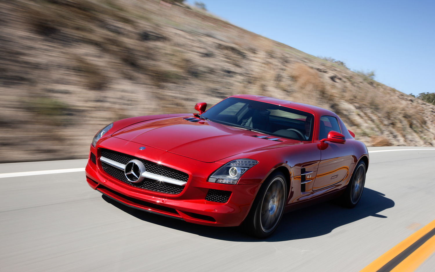 Mercedes Benz Sls Red