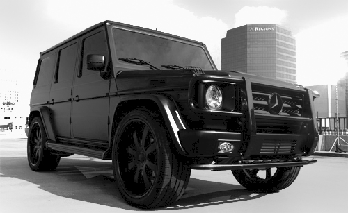 Mercedes Benz Suv Black Matte