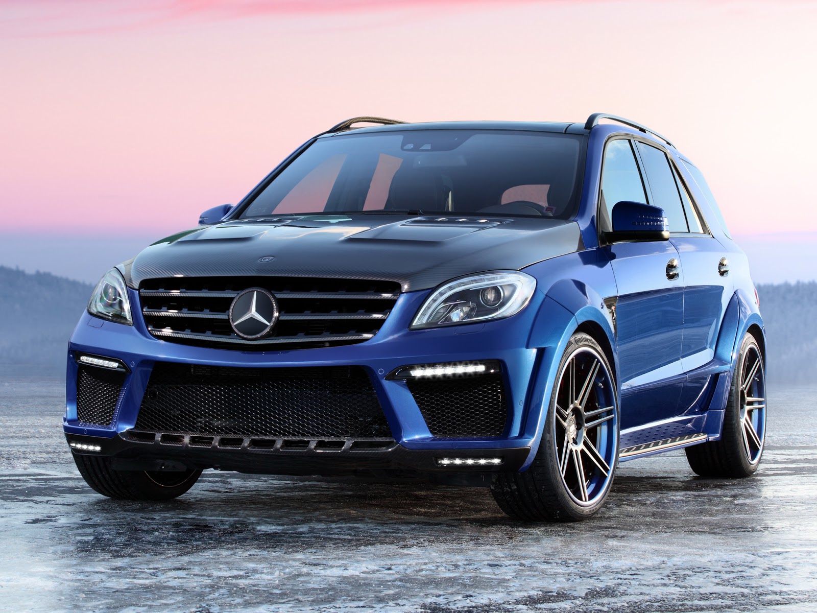 Mercedes Benz Suv Blue