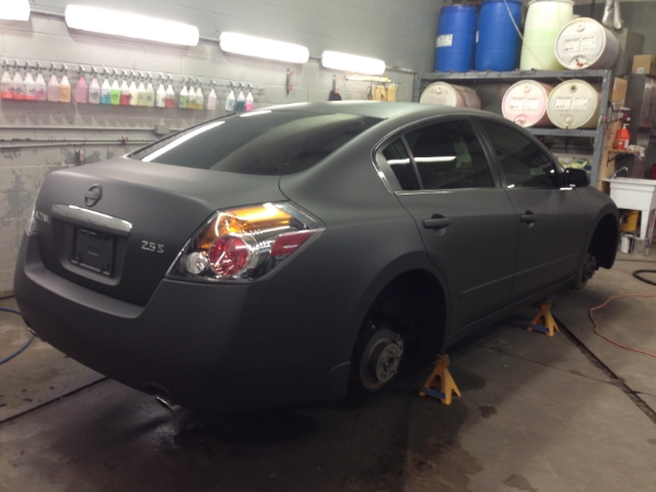 Nissan Altima Matte Black