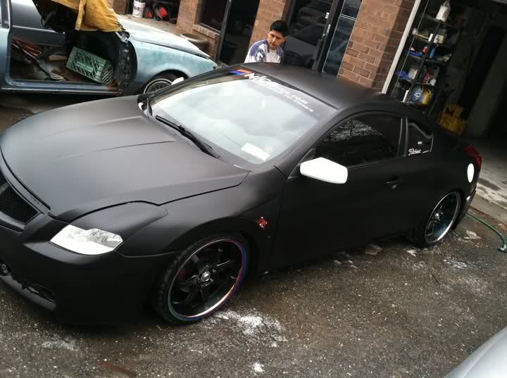 Nissan Altima Matte Black