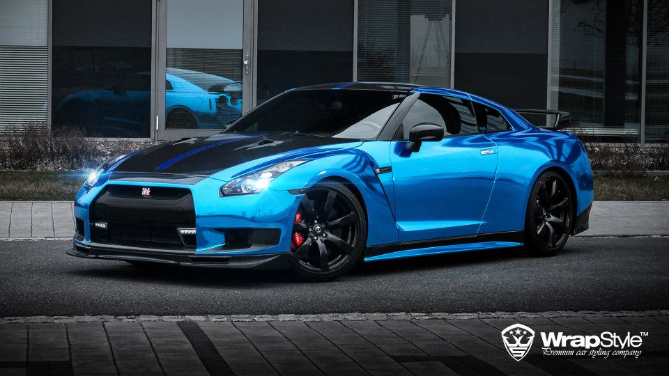 Nissan Gtr Blue