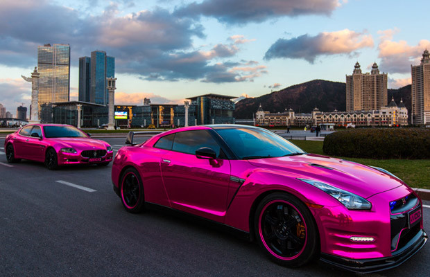 Nissan Gtr Pink