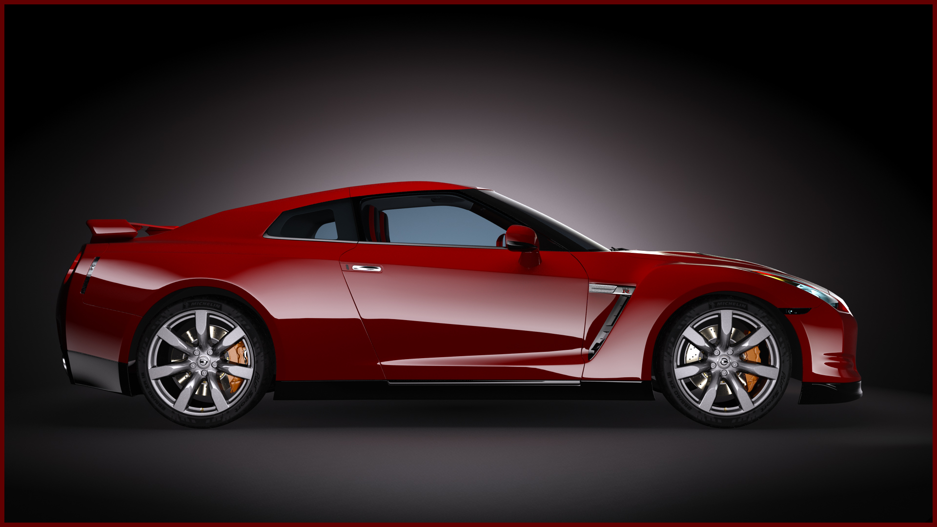 Nissan Gtr Red