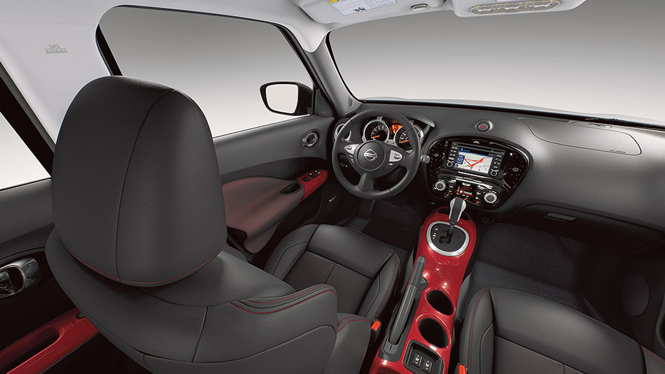 Nissan Juke Grey And Red