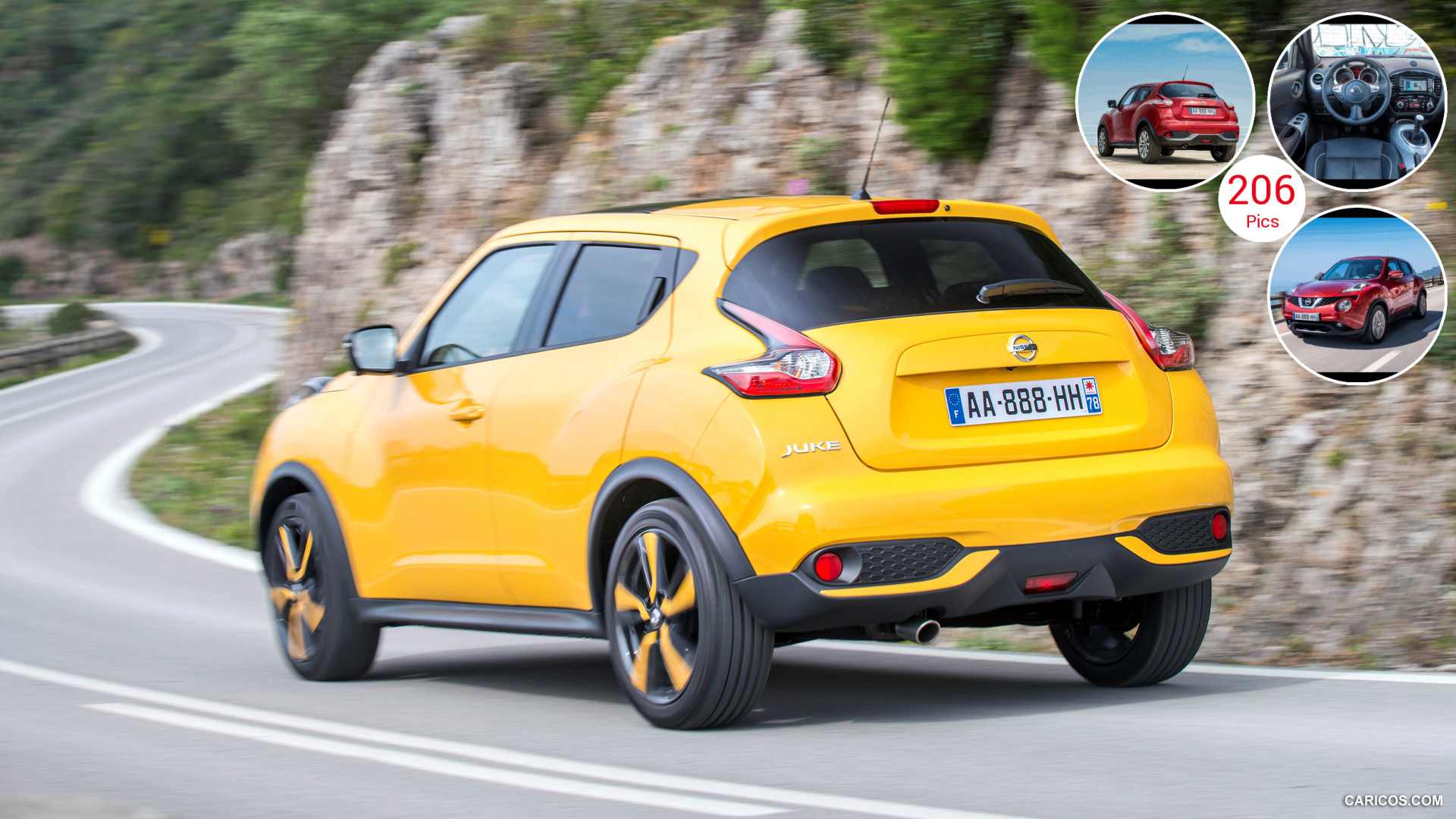 Nissan Juke Yellow 2015