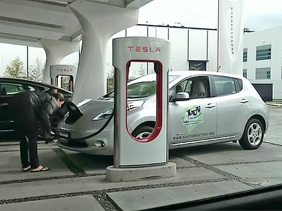 Nissan Leaf Supercharger