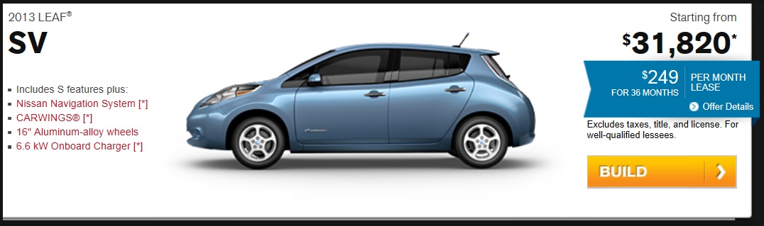Nissan Leaf Sv