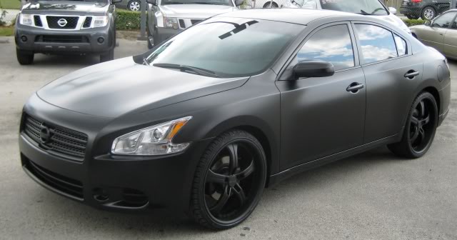 Nissan Maxima Matte Black