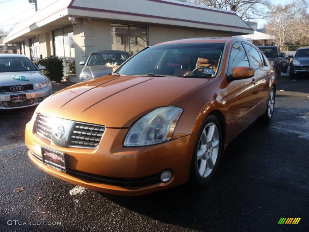 Nissan Maxima Orange