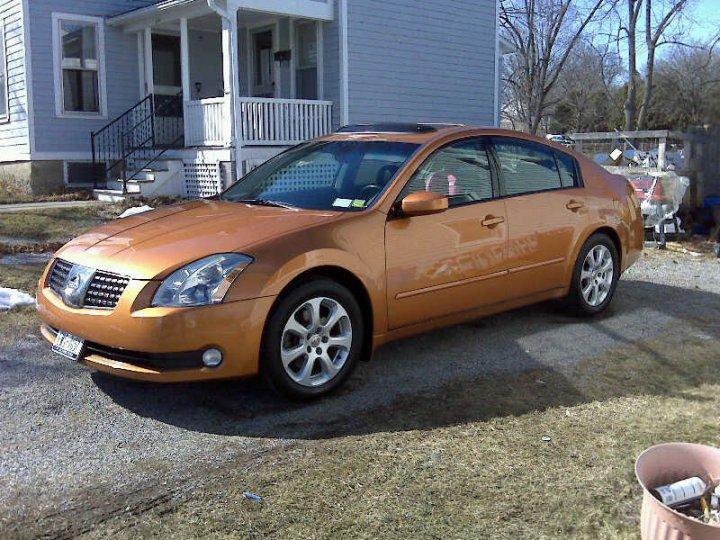 Nissan Maxima Orange