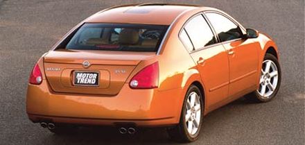 Nissan Maxima Orange