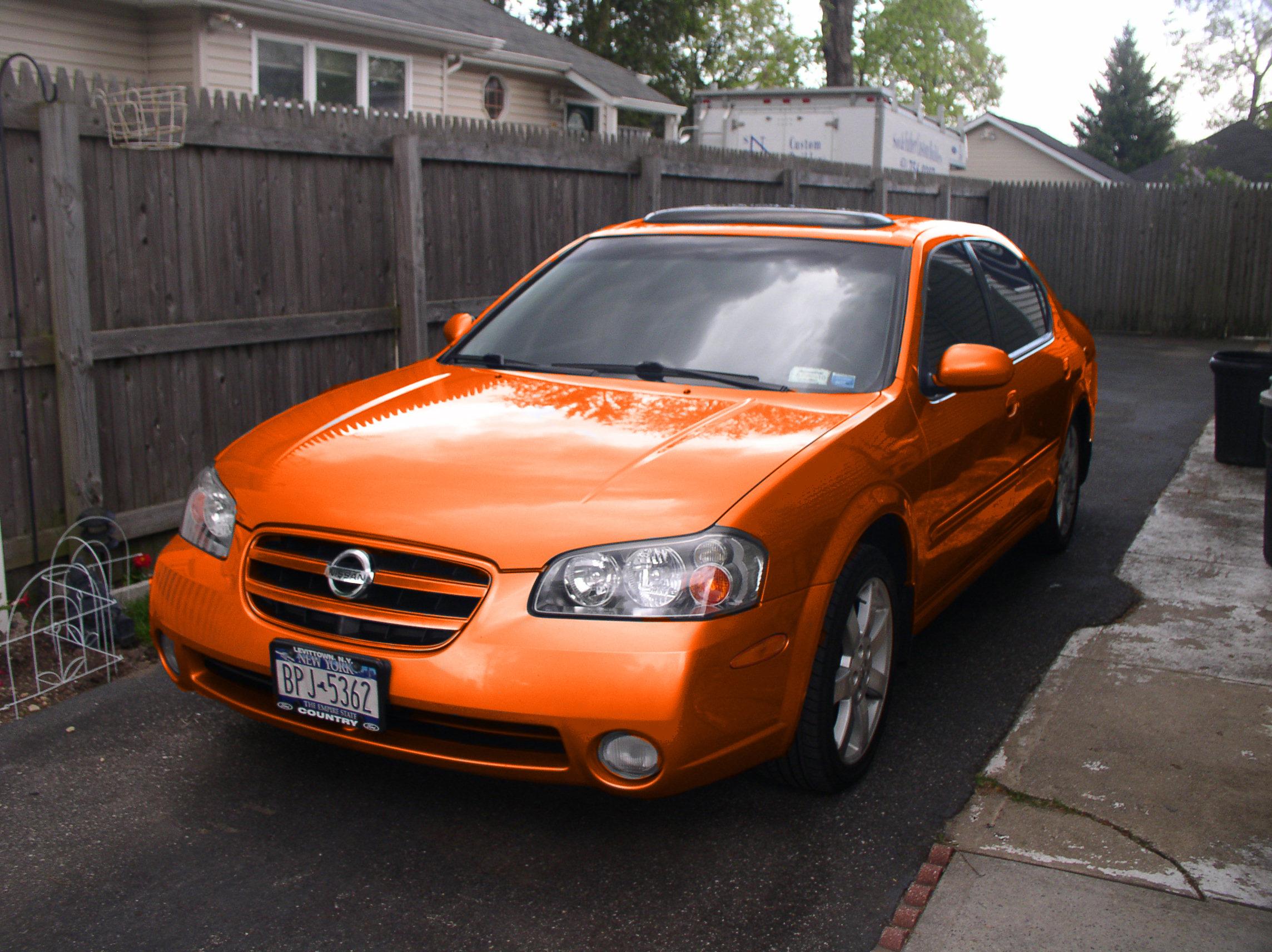 Nissan Maxima Orange