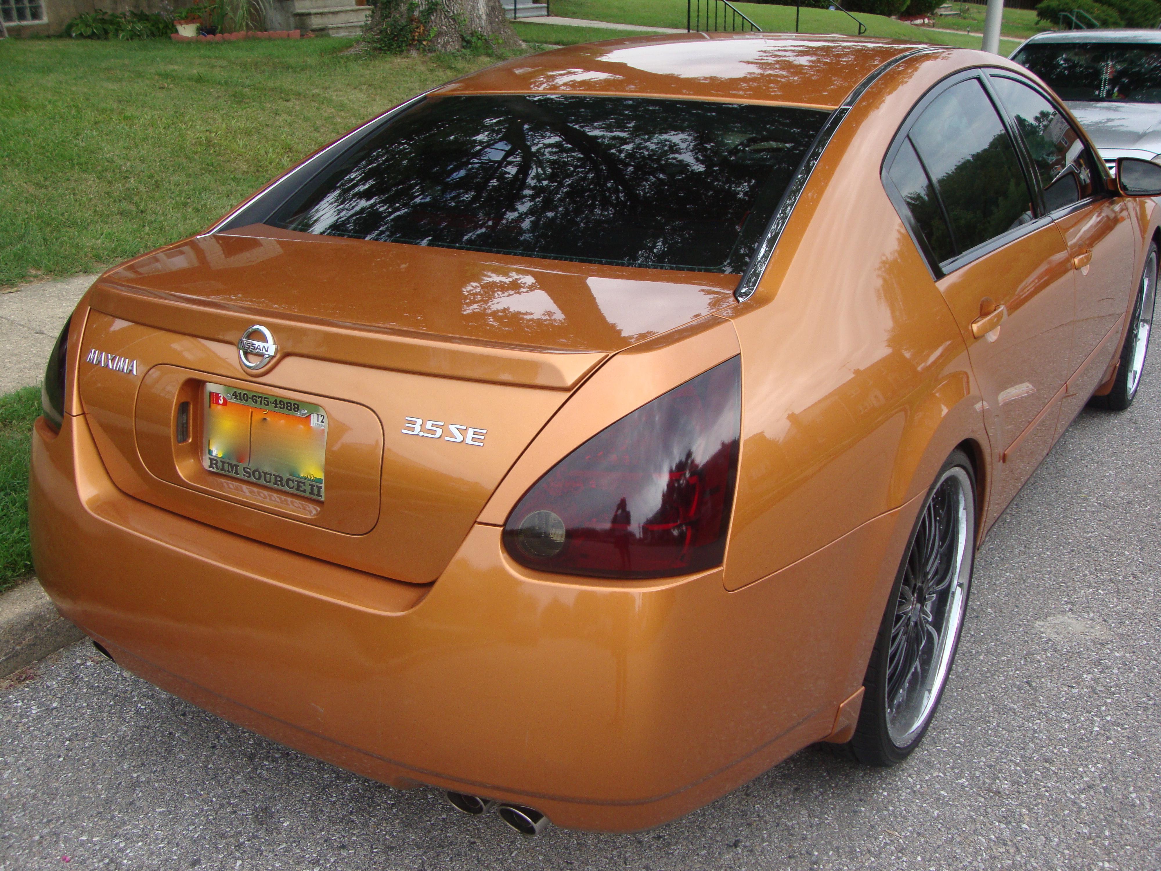 Nissan Maxima Orange