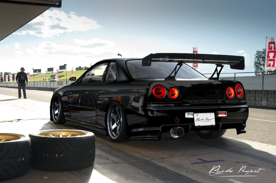 Nissan Skyline Black