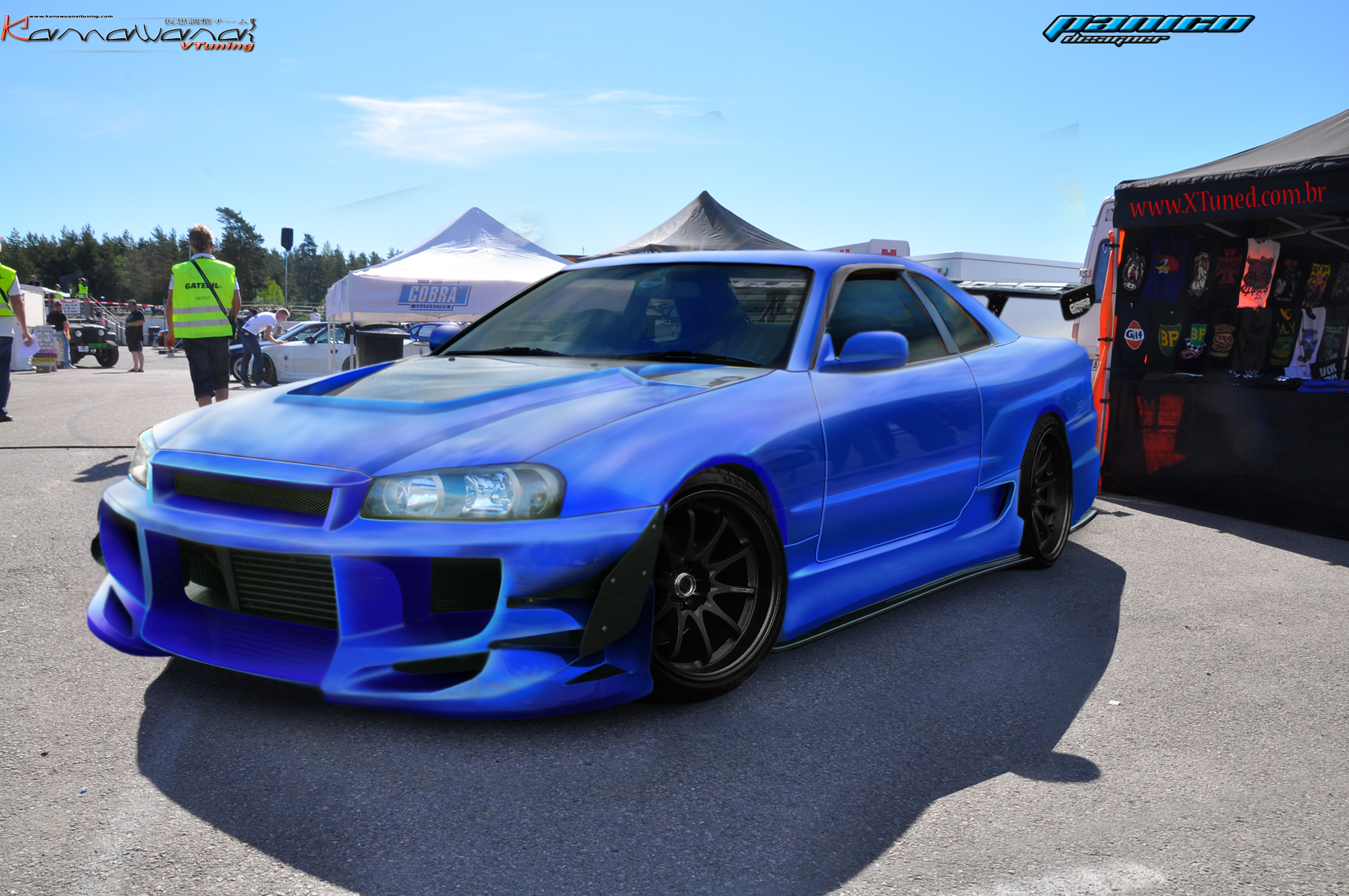 Nissan Skyline Blue