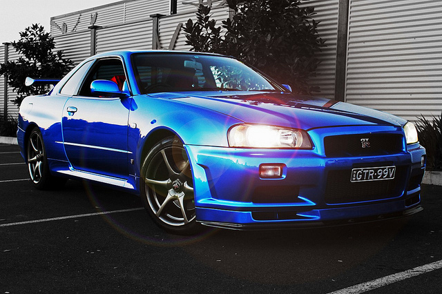 Nissan Skyline Blue