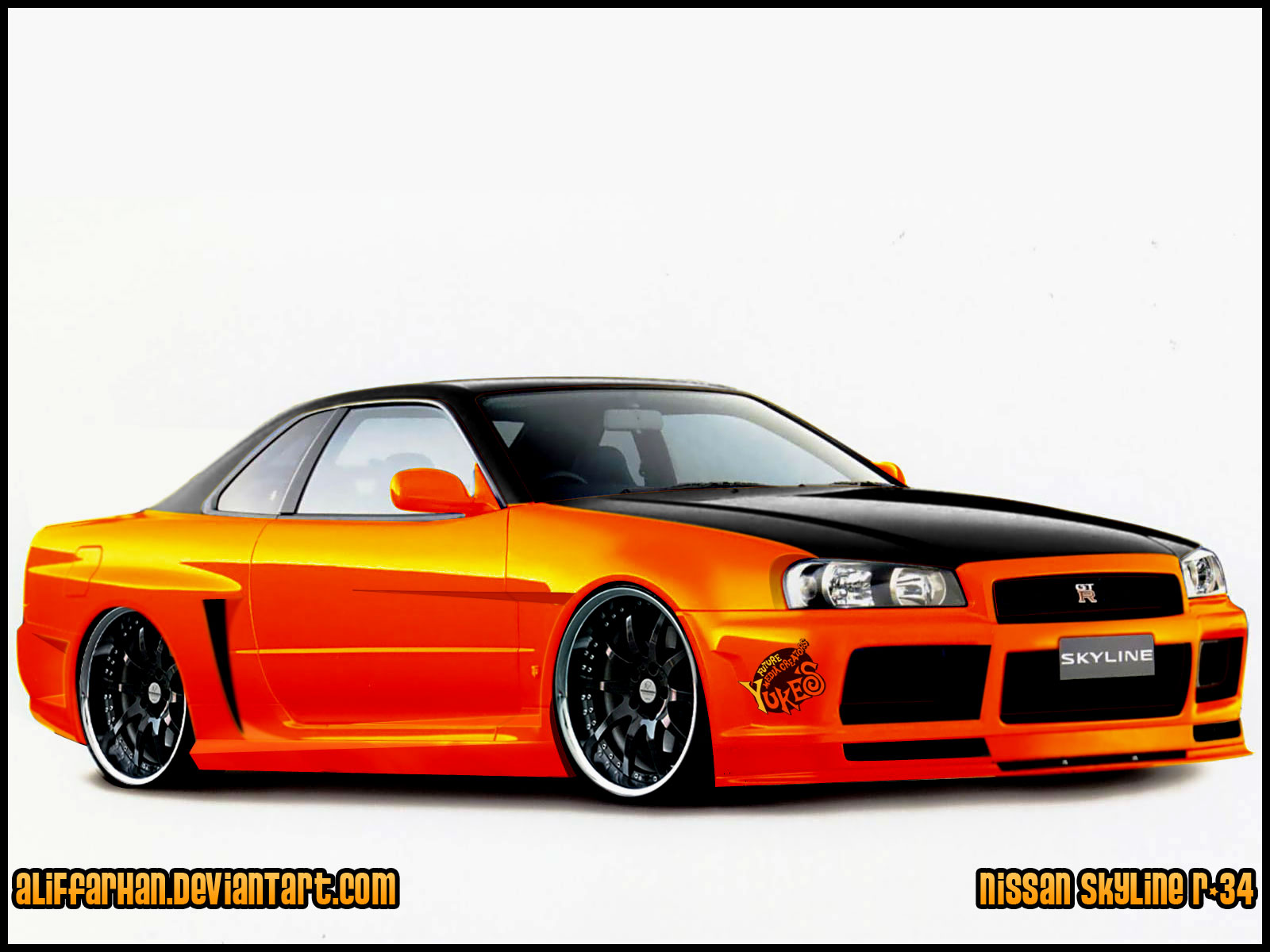 Nissan Skyline Orange