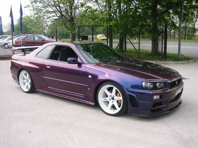 Nissan Skyline Purple Nissan Skyline Purple
