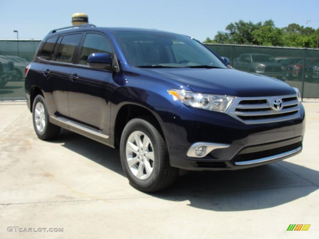 Toyota Highlander Blue Toyota Highlander Blue