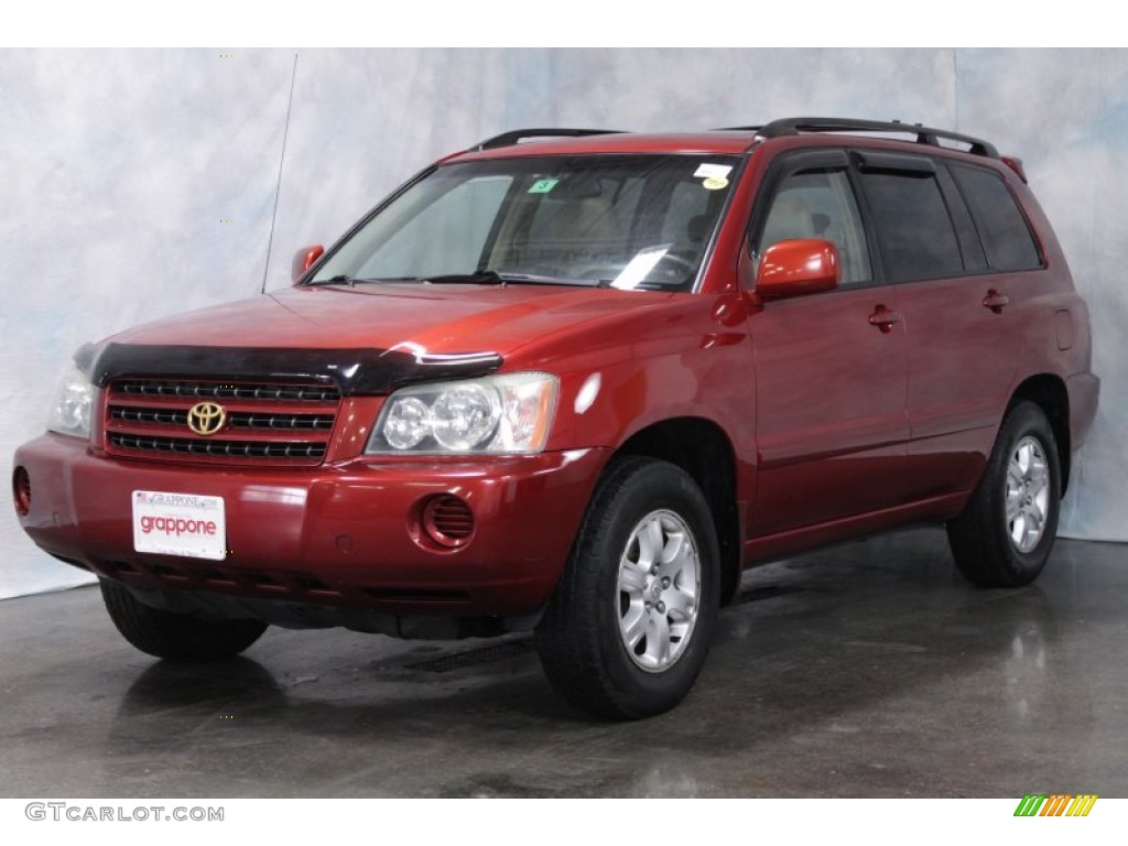 Toyota Highlander Red