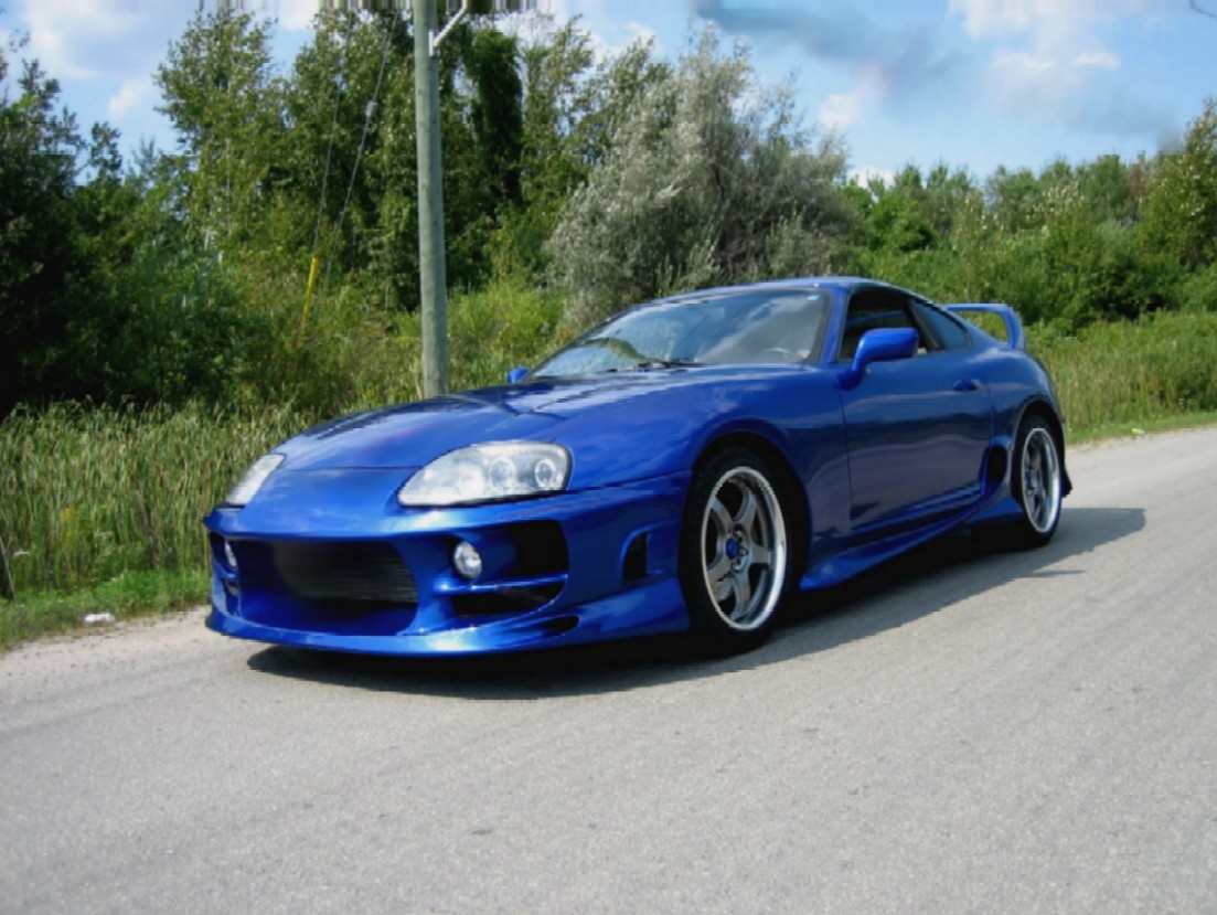 Toyota Supra Blue
