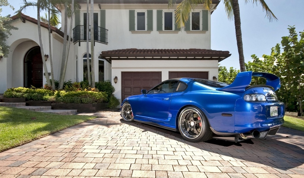 Toyota Supra Blue