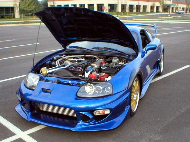 Toyota Supra Blue