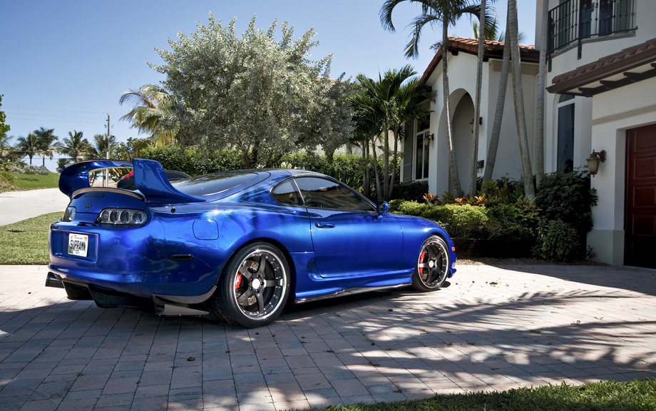 Toyota Supra Blue