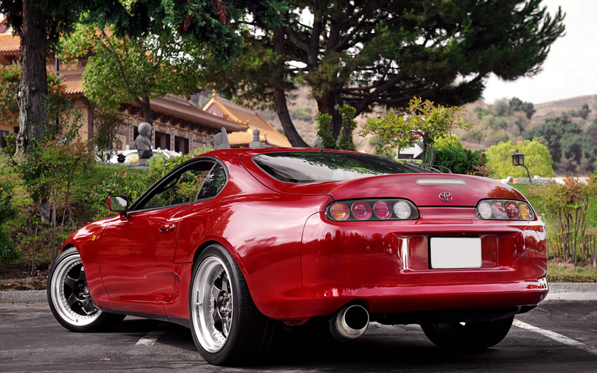 Toyota Supra Red