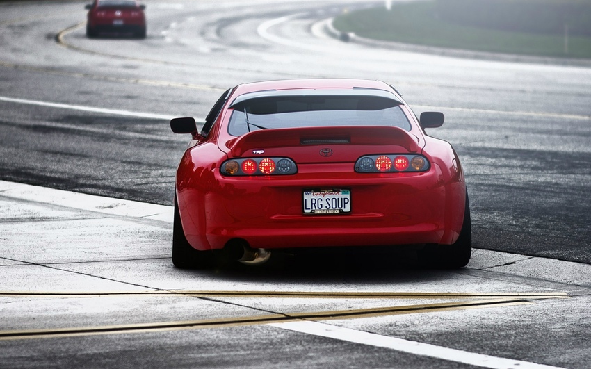 Toyota Supra Red