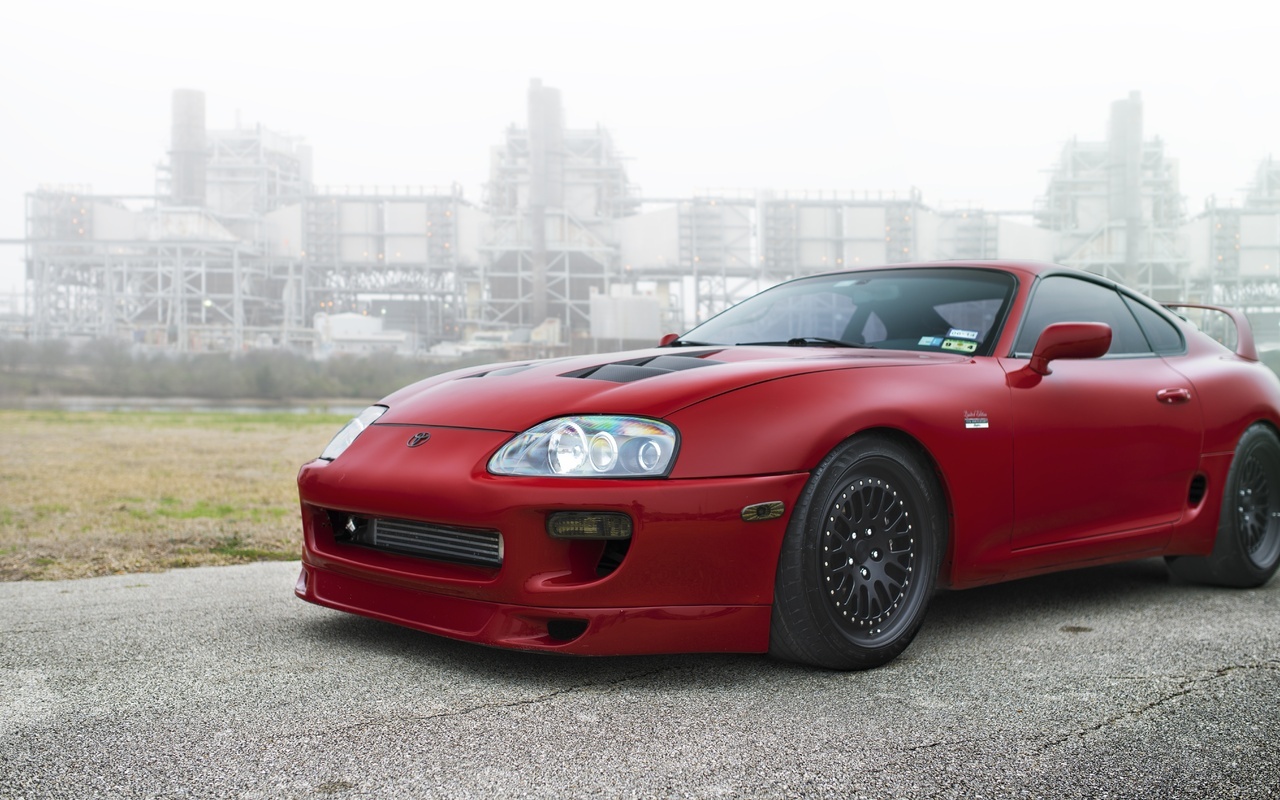 Toyota Supra Red