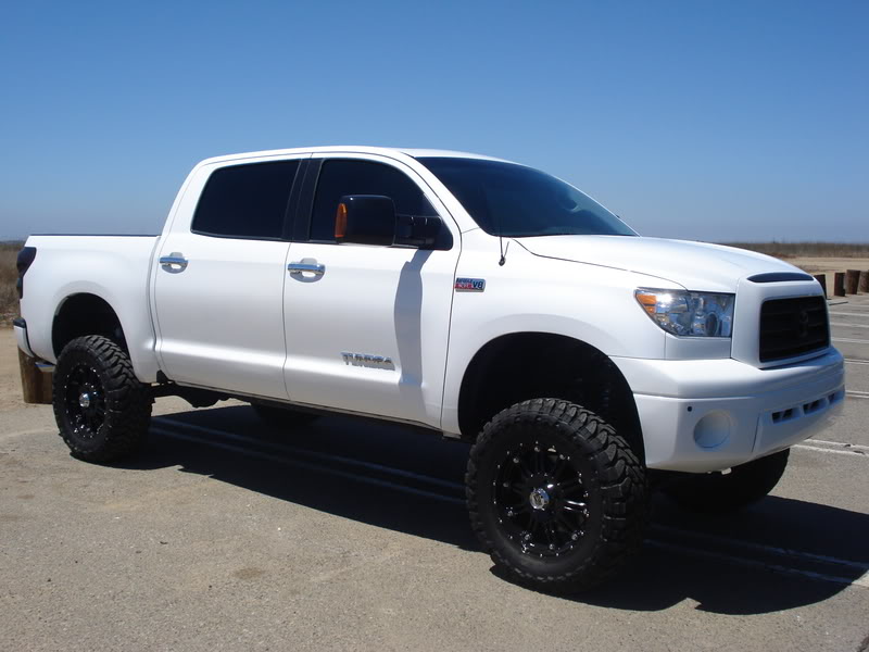 Toyota Tundra White Lifted