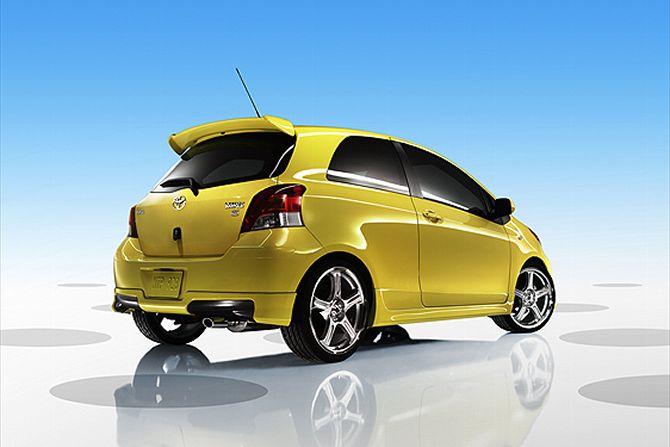 Toyota Yaris Yellow