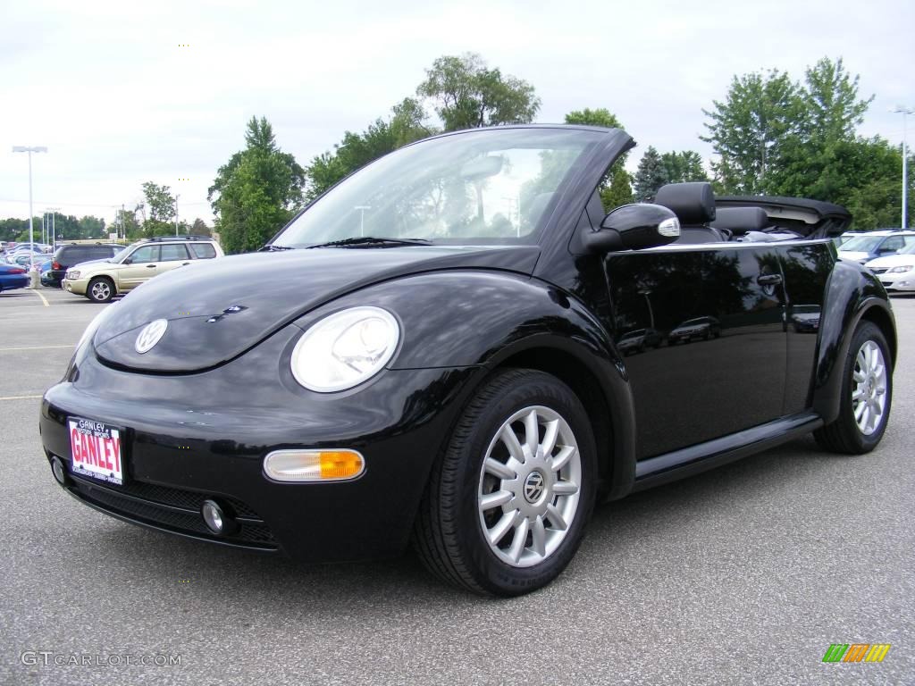 Volkswagen Beetle Black Convertible