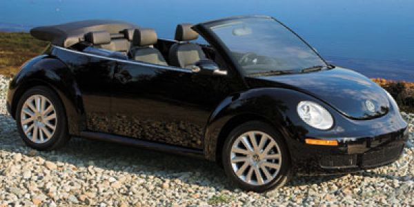 Volkswagen Beetle Black Convertible