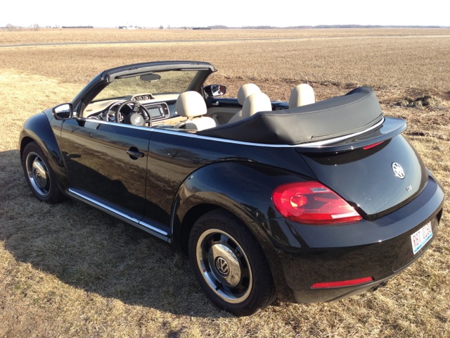 Volkswagen Beetle Black Convertible