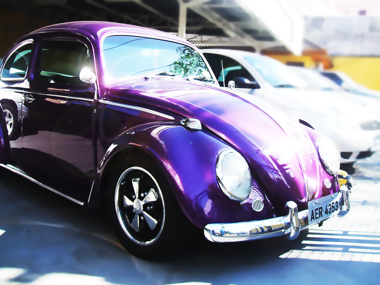 Volkswagen Beetle Purple