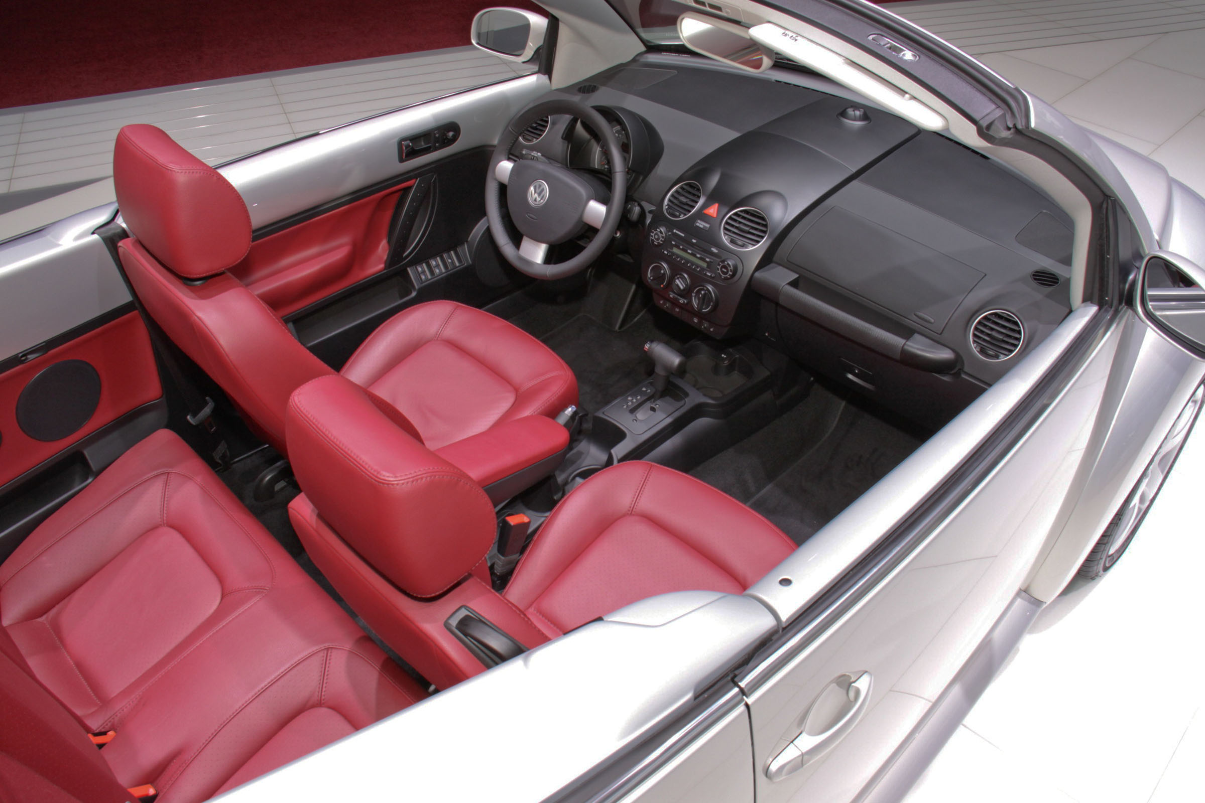 Volkswagen Beetle Red Convertible