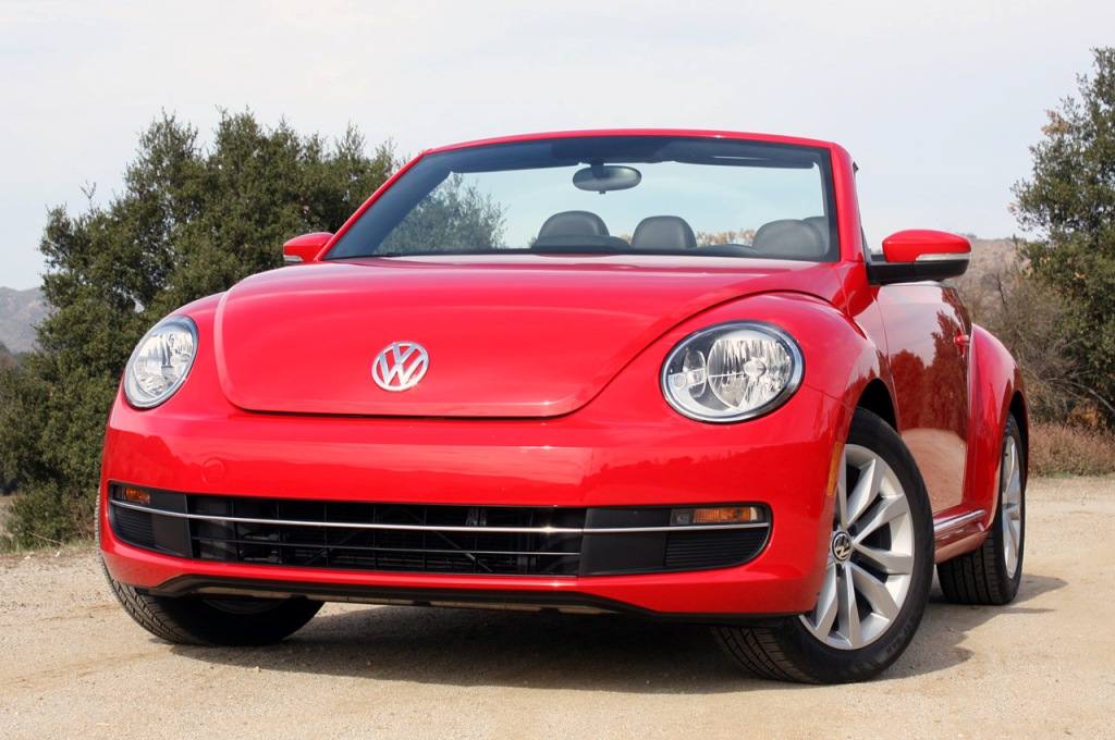 Volkswagen Beetle Red Convertible