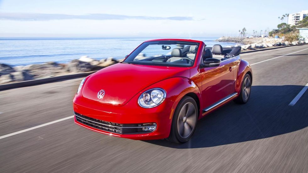 Volkswagen Beetle Red Convertible