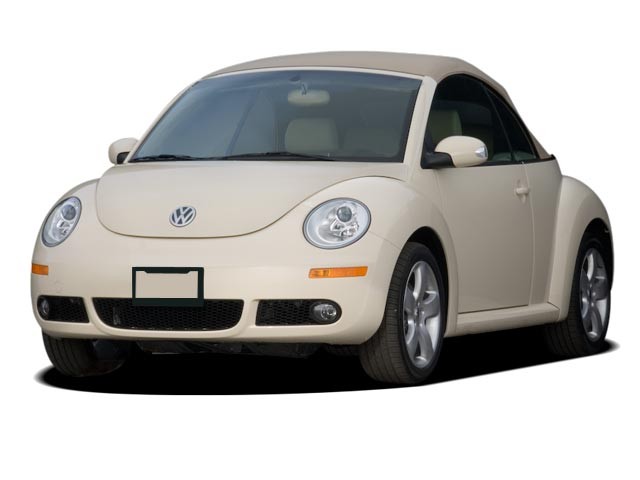 Volkswagen Beetle White Convertible
