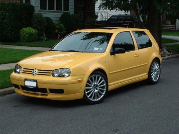 Volkswagen Golf Yellow