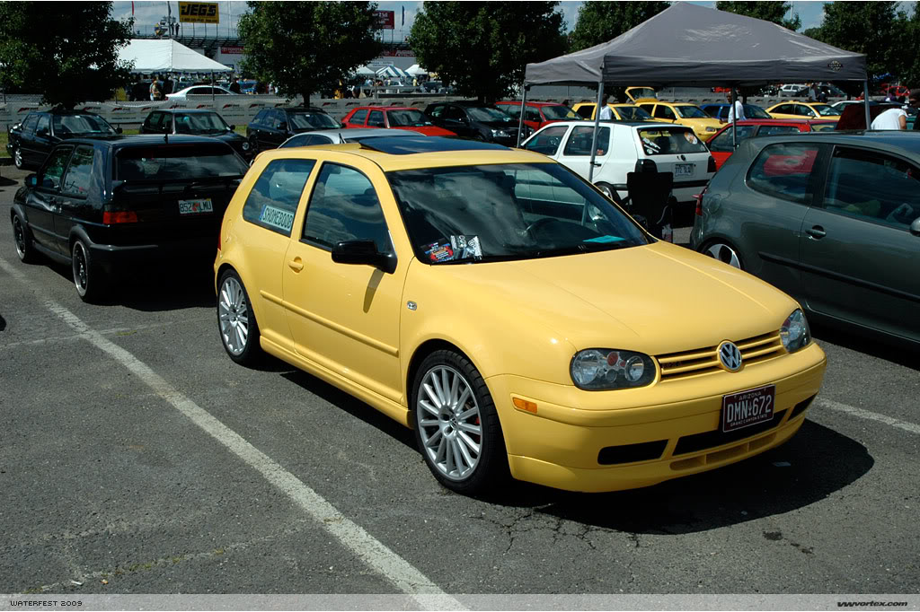 Volkswagen Golf Yellow