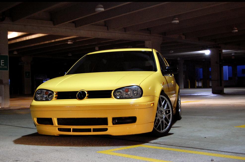 Volkswagen Golf Yellow